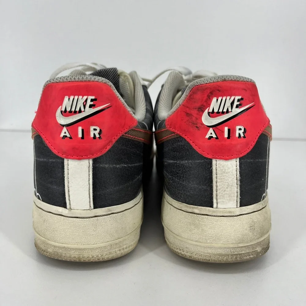 Nike Air Force 1 Low Evolution of the Swoosh Script Swoosh Mens 10 CI0066-600